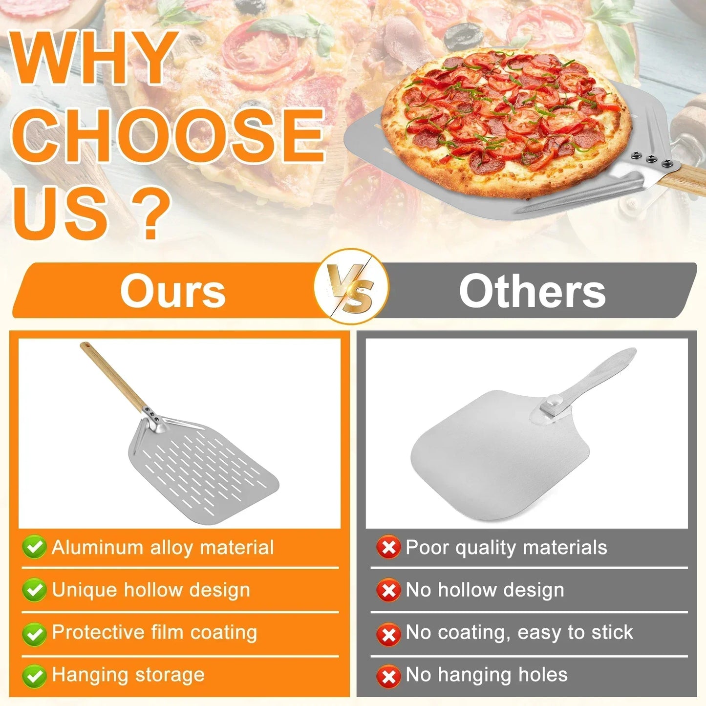 AluLite Pizza Peel